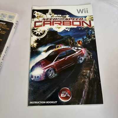 Need for Speed Carbon (Nintendo Wii, 2006) With Manual PAL