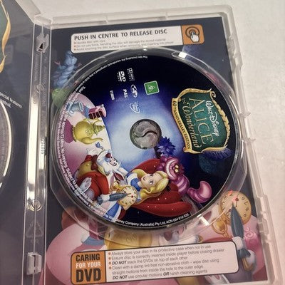 Alice in Wonderland (60th Anniversary Edition, DVD, 1951) Region 4