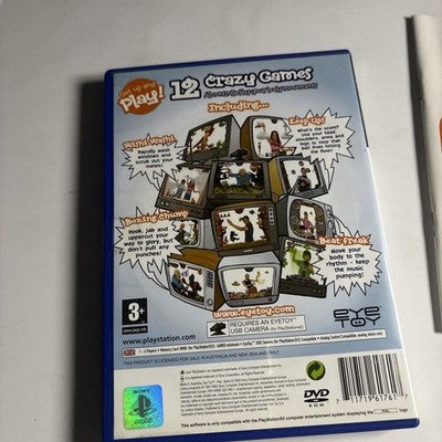 EyeToy: Play (Sony PlayStation 2, 2003) Ps2 Manual PAL