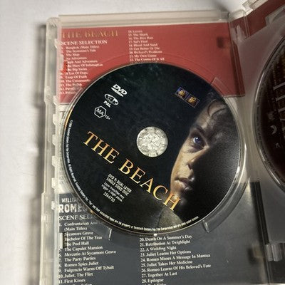 The Beach / Titanic / Romeo & Juliet (DVD, 3-Disc) Leonardo DiCaprio Region 4