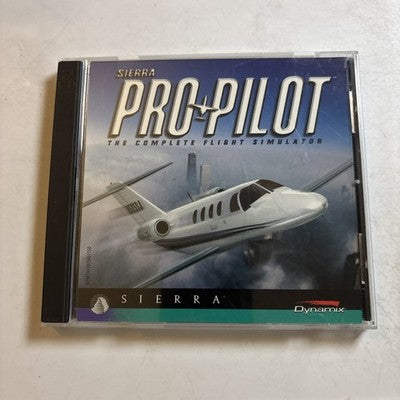 Sierra Pro Pilot - The Complete Flight Simulator PC CD 1997 Retro Vintage Game