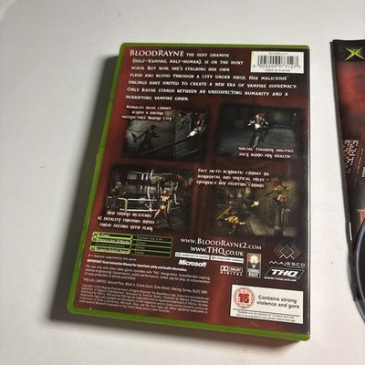 Bloodrayne 2 Xbox Original Manual PAL