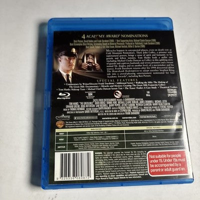 The Green Mile (Blu-ray, 1999) Tom Hanks Region B