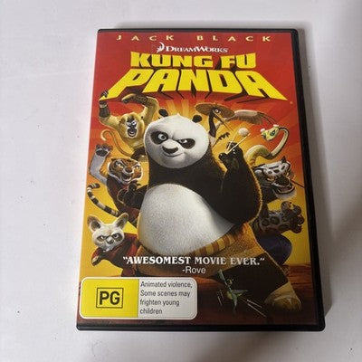 Kung Fu Panda (DVD, 2008) Jack Black Region 4 NEW