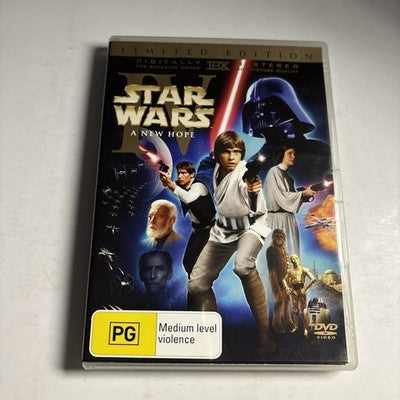 Star Wars - Episode IV - A New Hope (Limited Edition, DVD, 1977) Region 4