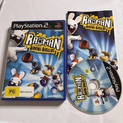 Rayman Raving Rabbids - PlayStation 2 PS2 PAL - W Manual