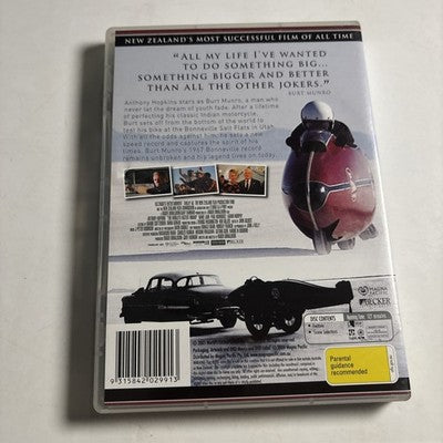 The World's Fastest Indian (DVD, 2005) Anthony Hopkins Region 4