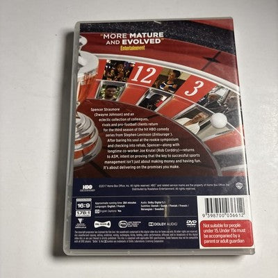 Ballers : Season 3 (DVD, 2017) Dwayne Johnson, Rob Corddry, Region 4