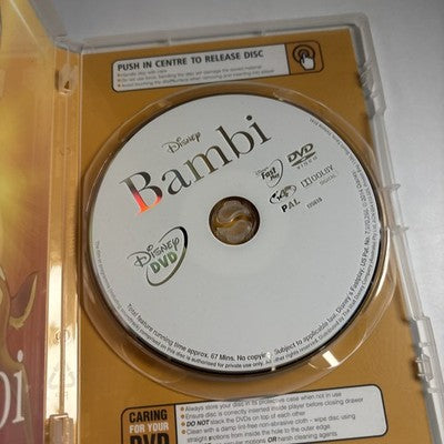 Bambi (DVD, 1942) Disney Classics Region 4