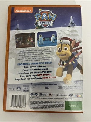 Paw Patrol : Pups Save Christmas (DVD, 2015) Region 4