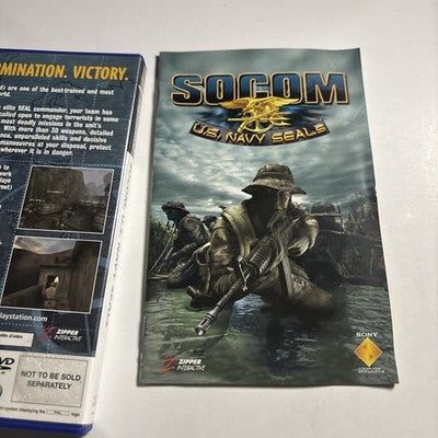 SOCOM: U.S. Navy SEALs (Sony PlayStation 2, 2002)  PAL