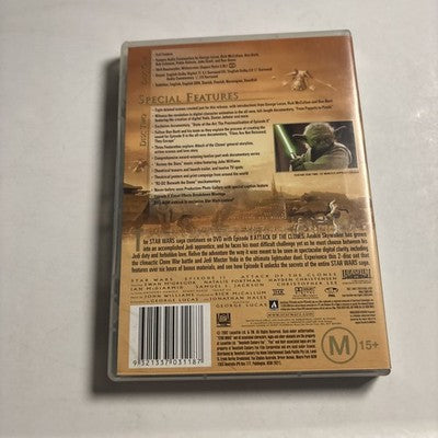 Star Wars - Episode II - Attack Of The Clones (DVD, 2001) Region 4