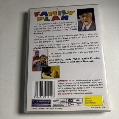 Family Plan (DVD, 1997) Leslie Nielson, Judge Reinhold All Regions