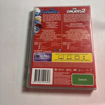 The Smurfs 2 / the Smurfs (DVD, 2013) Region 4,2