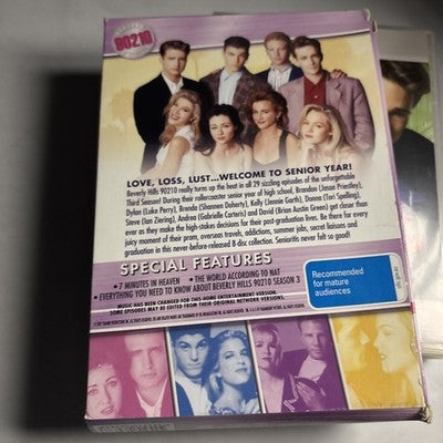 Beverly Hills 90210 : Season 3 (DVD, 1990) Tori Spelling, Luke Perry Region 4