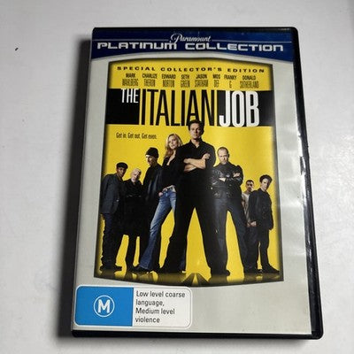 The Italian Job | Platinum Collection (DVD, 2003) Donald Sutherland Region 4 NEW