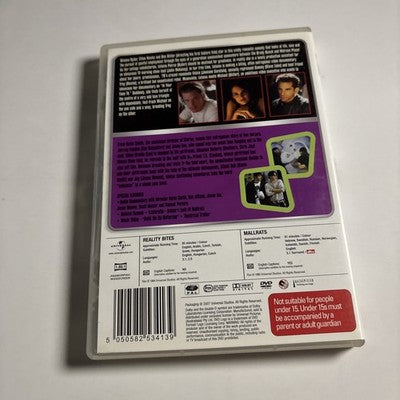 Reality Bites / Mallrats (DVD, 1993) Ben Stiller, Ethan Hawke, Region 4,2 NEW