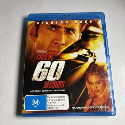 Gone in 60 Seconds (Blu-ray, 2000) Nicholas Cage All Regions