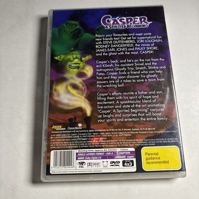 Casper A Spirited Beginning (DVD, 1997) Steve Guttenberg, Lori Loughlin Region 4