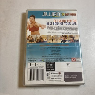 Jillian Michaels - 30 Day Shred (DVD, 2008) Region 4