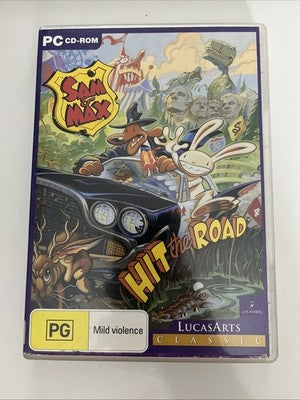 Sam & Max Hit The Road PC Windows CD-ROM Game