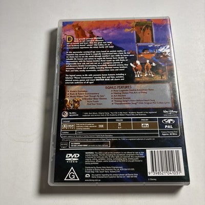Brother Bear (DVD, 2004) Disney Region 4