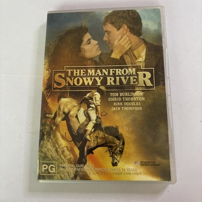 The Man from Snowy River (DVD, 1982) Tom Burlinson, Kirk Douglas Region 4 NEW