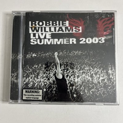 Robbie Williams – Live Summer 2003 (CD, 2003) Australia 7243 5946432 9