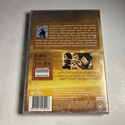 Dances with Wolves (DVD, 1990) Kevin Costner Region 4