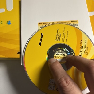Microsoft Office Mac 2008 DVD-ROM