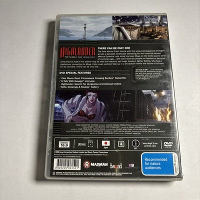 Highlander - The Search for Vengeance (DVD, 2007) Region 4