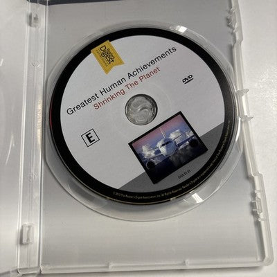 Greatest Human Achievements - Shrinking the Planet (DVD, 2013) ALL Regions