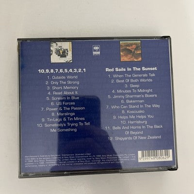 Midnight Oil 10, 9, 8, 7, 6, 5, 4, 3, 2, 1 / Red Sails In The Sunset (CD,1995)