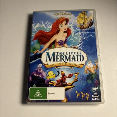 The Little Mermaid (Special Edition, DVD, 1989) Region 4 NEW