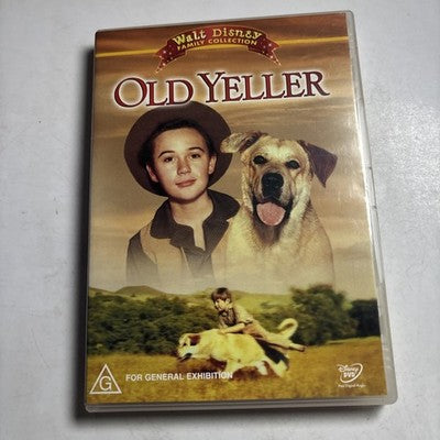 Old Yeller (DVD, 1957) Disney Jeff York, Dorothy Mcguire, Region 4 NEW