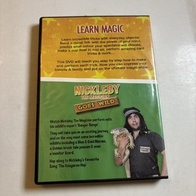 Nickleby The Magician: Learn Magic Tricks / The Magician Goes Wild DVD Signed