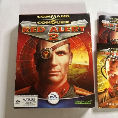 Command & Conquer Red Alert 2 PC Box *Box Only - No Disc Game*