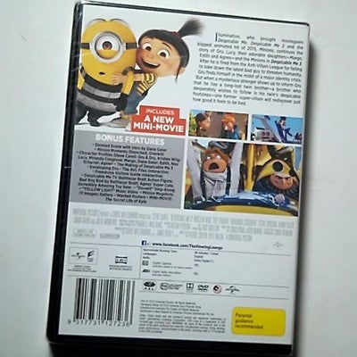 Despicable Me 3 (DVD, 2017) Trey Parker Region 4,2 *New Sealed*