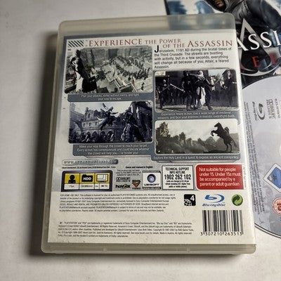 Assassin's Creed Sony PS3 Manual