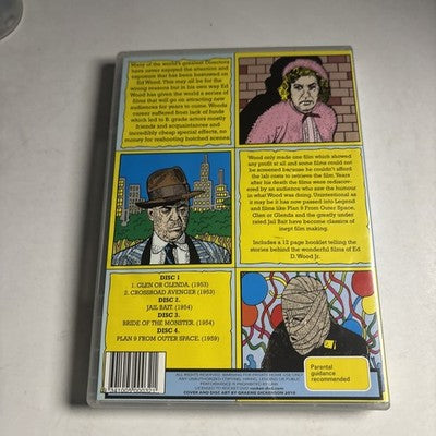 The Ed D. Wood Jr. Collection (DVD, 1959, 4-Disc) All Regions