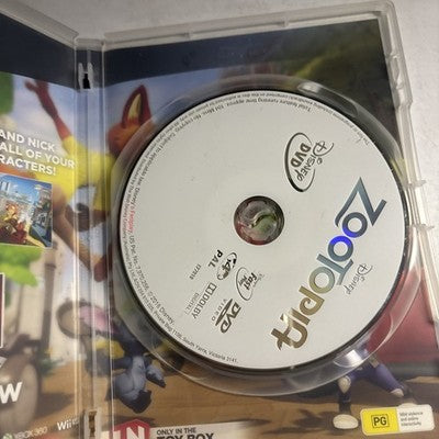 Zootopia (DVD, 2016) J.K. Simmons, Jason Bateman, Idris Elba Disney Region 4