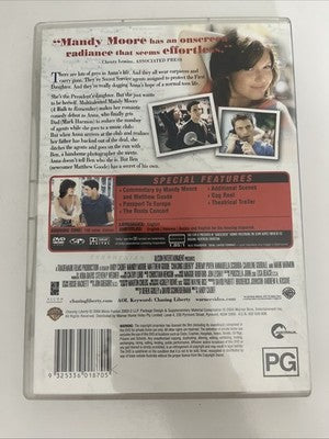 Chasing Liberty (DVD, 2003) Mandy Moore, Matthew Goode Region 4