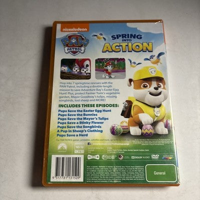 Paw Patrol - Spring Into Action (DVD, 2016) Region 4