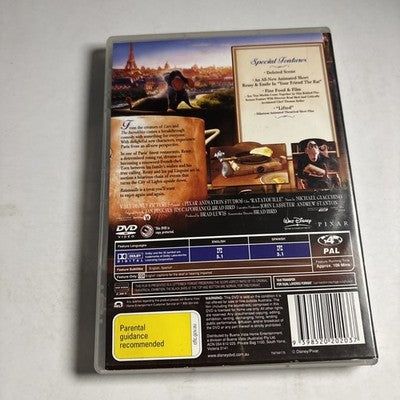 Ratatouille (DVD, 2007) Region 4