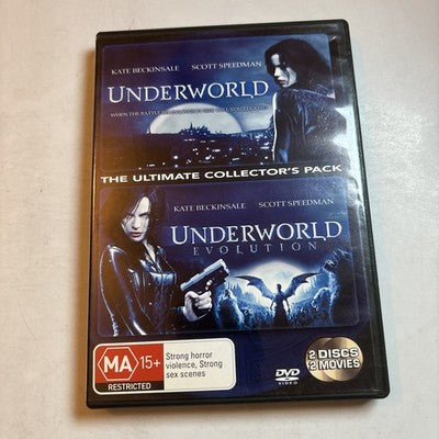 Underworld / Underworld Evolution (DVD, 2003) Kate Beckinsale Region 4