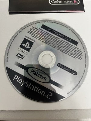 V8 Supercars Australia 3 Sony PlayStation 2 PAL Racing Game