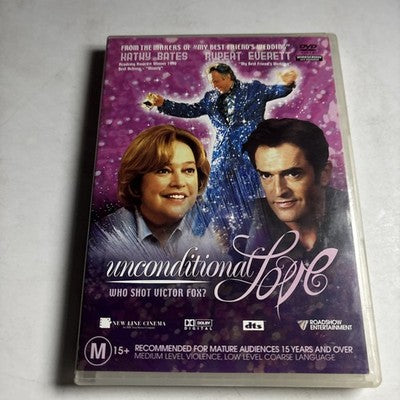 Unconditional Love (DVD, 2002) Rupert Everett, Kathy Bates Region 4