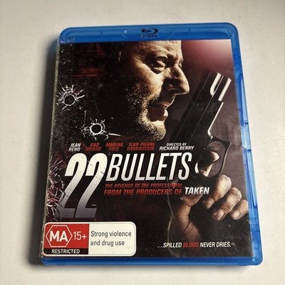 22 Bullets (Blu-ray, 2010) Jean Reno Region B
