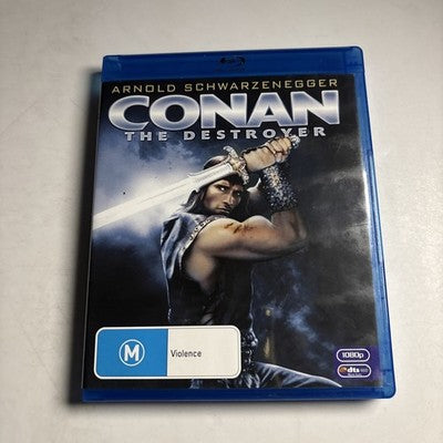 Conan the Destroyer (Blu-ray, 1984) Arnold Schwarzenegger Region B