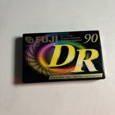 Fuji DR 90 Blank Audio Cassette - Factory Sealed - Brand New